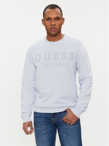 Guess Bluza Beau M4GQ08 KBK32 Błękitny Regular Fit