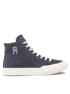 Tommy Hilfiger Sneakersy Th Hi Vulc Premium FM0FM04542 Granatowy