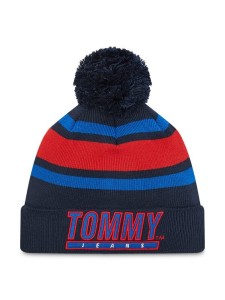 Tommy Jeans Czapka Heritage Stadium AM0AM10582 Granatowy