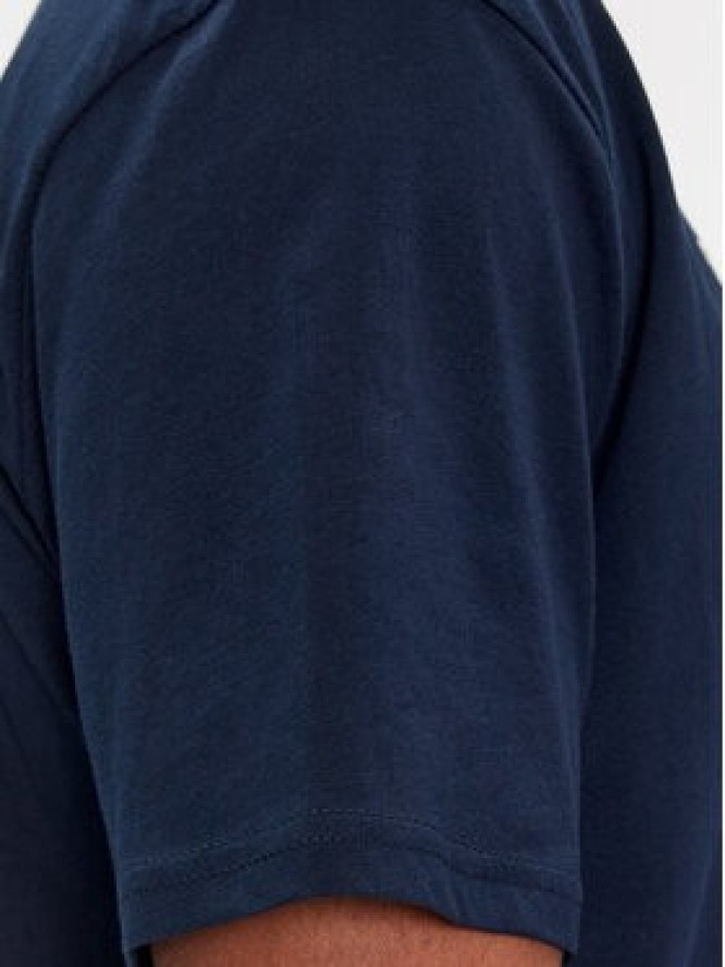 Tommy Jeans T-Shirt Linear Logo DM0DM17993 Granatowy Regular Fit