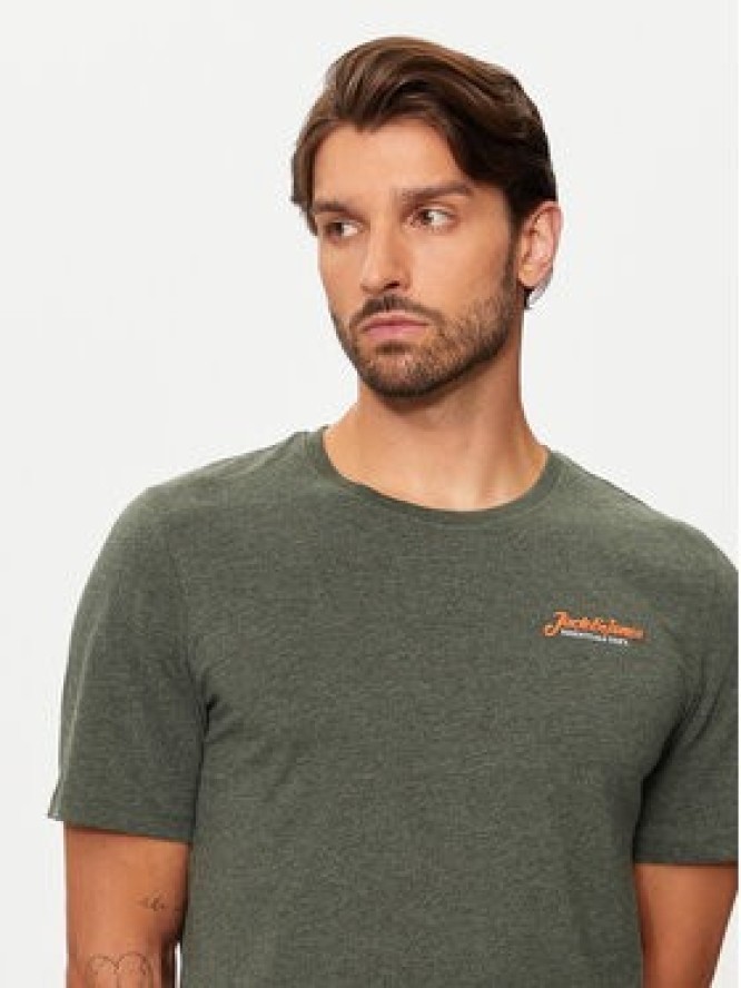 Jack&Jones T-Shirt Erik 12257603 Zielony Relaxed Fit