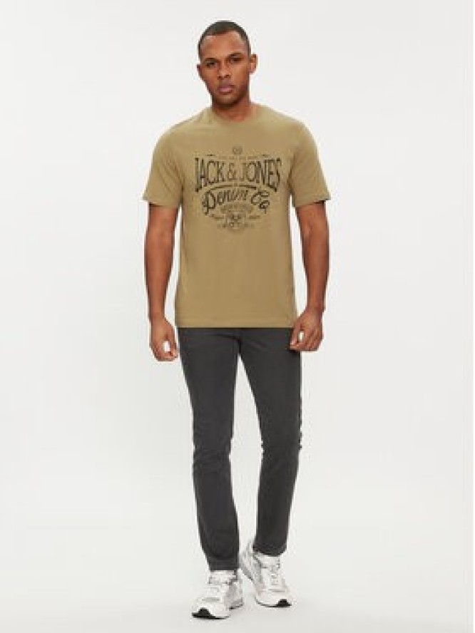 Jack&Jones T-Shirt 12251308 Beżowy Regular Fit