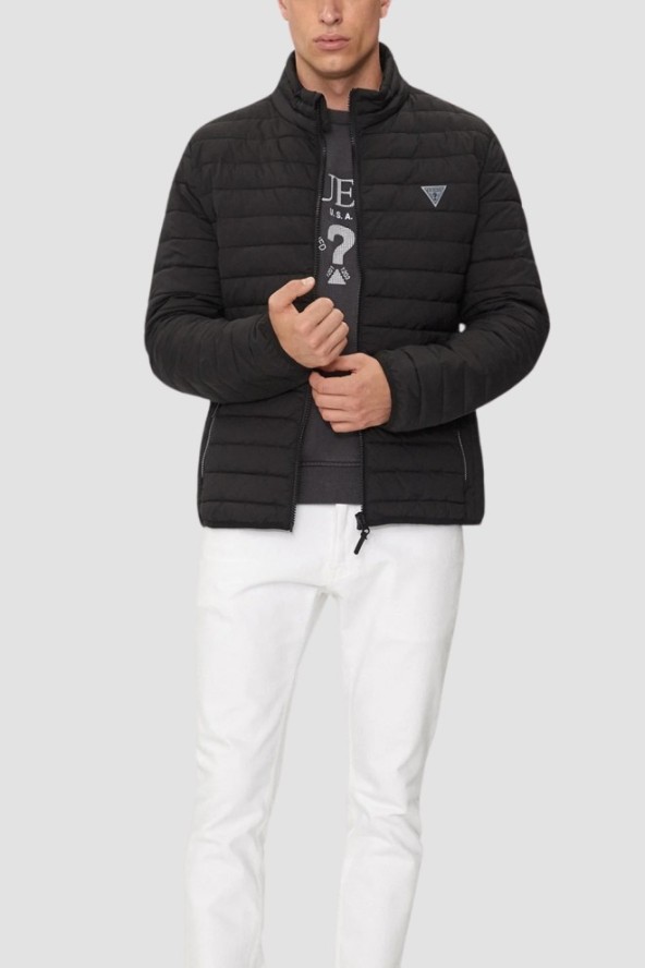 GUESS Czarna kurtka męska Lauper Padded Jacket