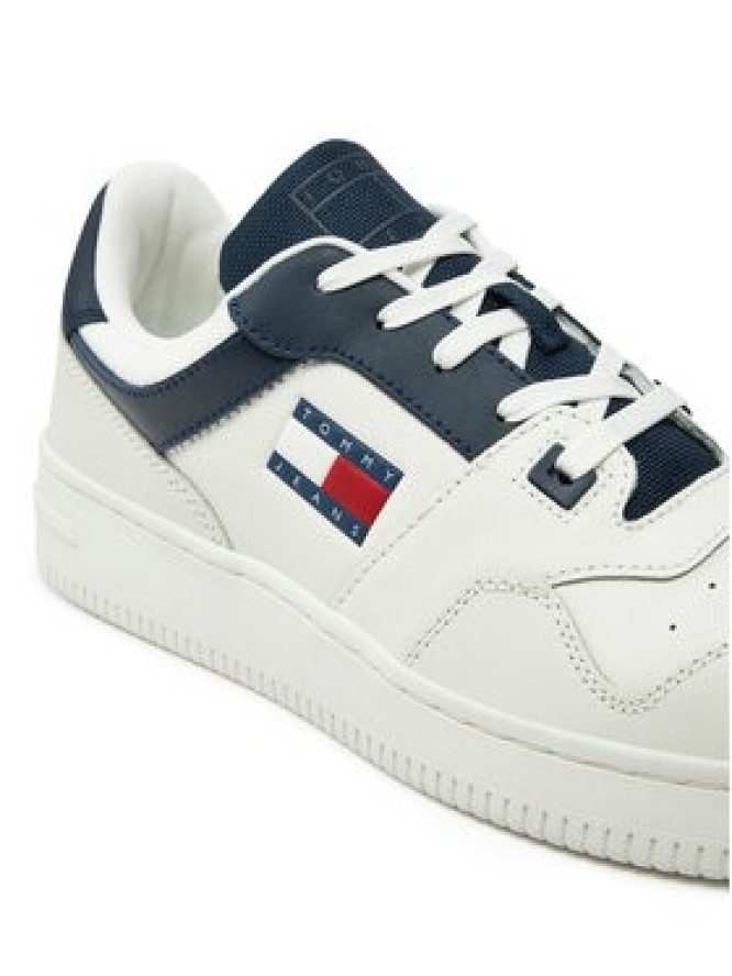 Tommy Jeans Sneakersy Tjm Retro Basket Ess EM0EM01395 Biały