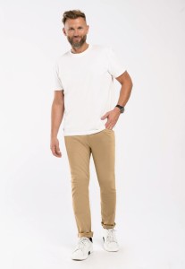 Beżowe jeansy, Slim Fit, D-QUBE