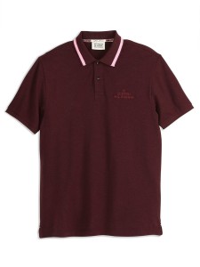 Scotch & Soda Koszulka polo w kolorze bordowym rozmiar: M