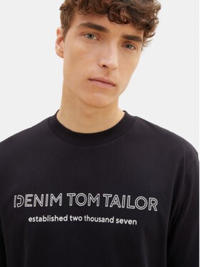 Tom Tailor Denim T-Shirt 1037683 Czarny Regular Fit