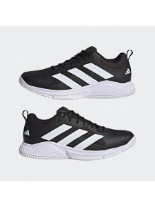 adidas Buty sportowe "Court Team Bounce 2" w kolorze czarno-białym rozmiar: 46