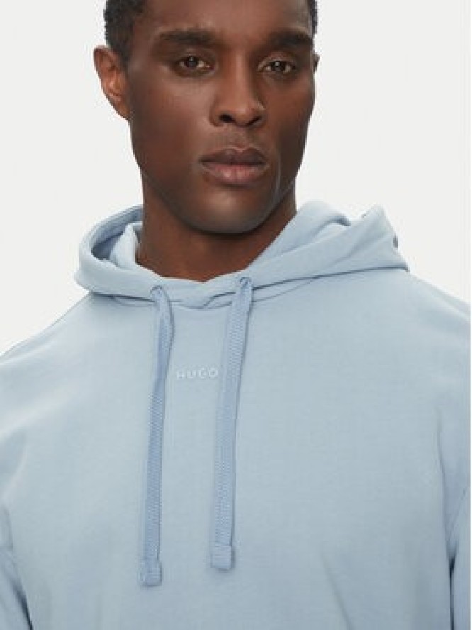 HUGO Bluza Dapo 50486478 Błękitny Relaxed Fit