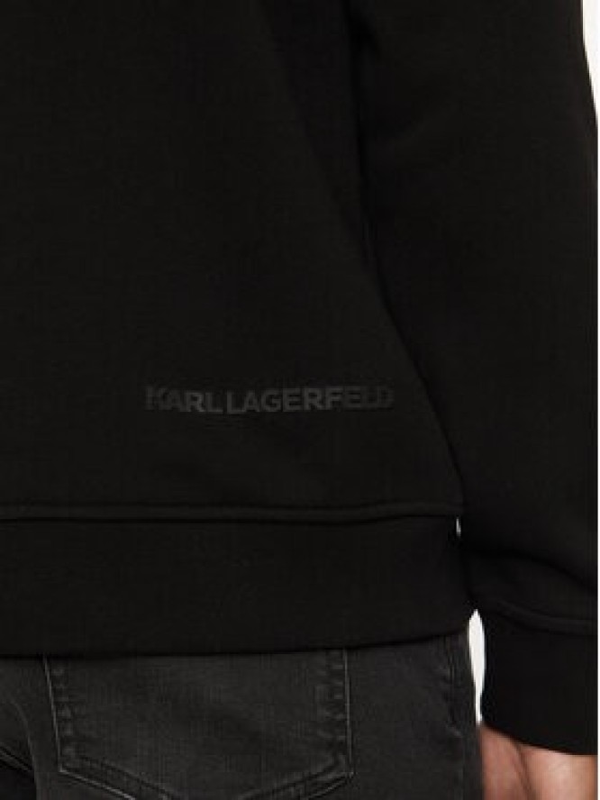 KARL LAGERFELD Bluza 705003 544910 Czarny Regular Fit