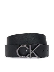 Calvin Klein Pasek Męski Adj Ck Metal Saffiano 35Mm K50K511567 Czarny