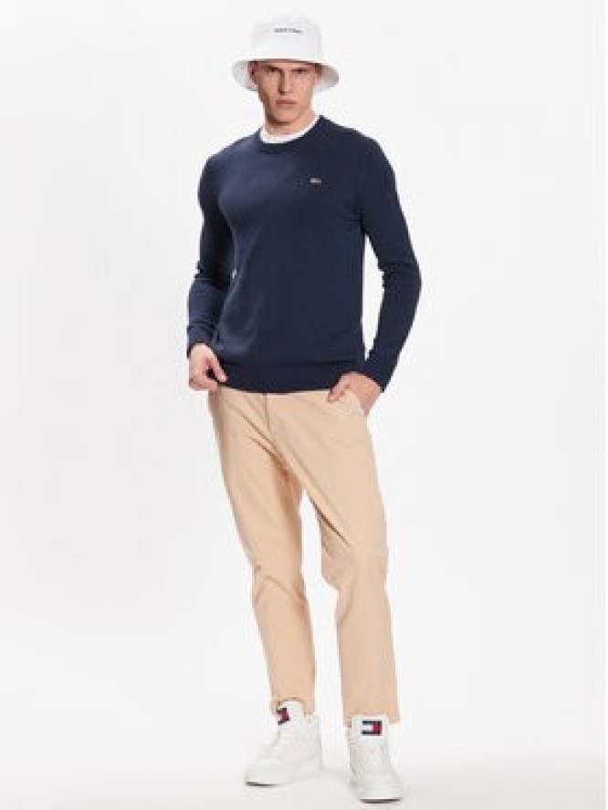 Tommy Jeans Sweter Tjm Essential DM0DM11856 Granatowy Regular Fit