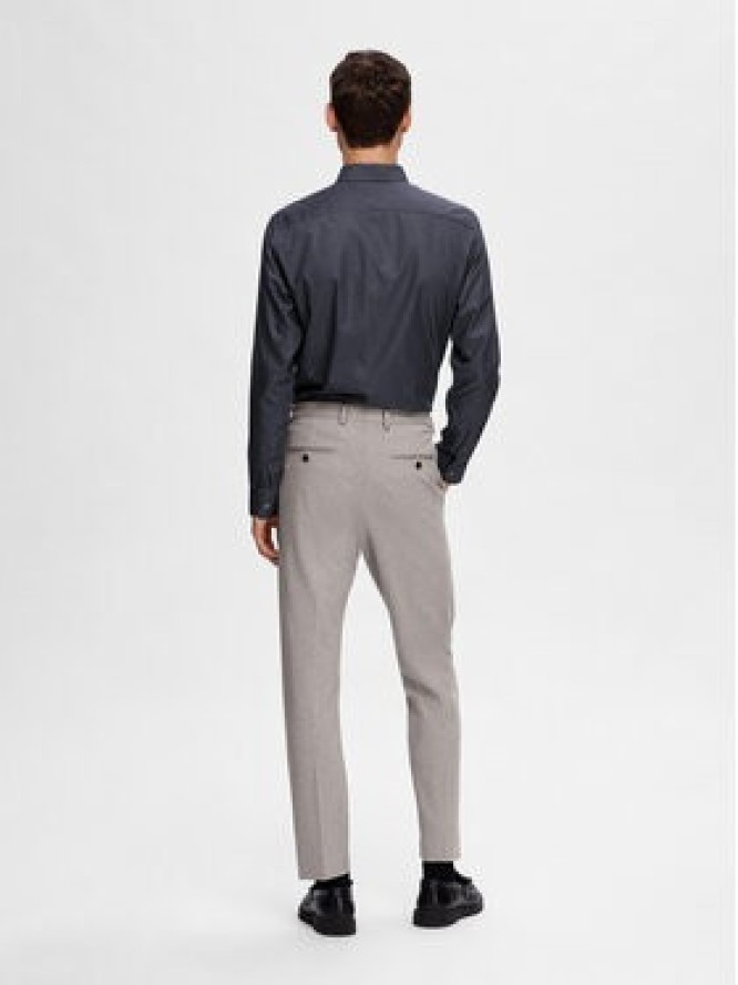 Selected Homme Spodnie garniturowe 16092485 Szary Slim Fit