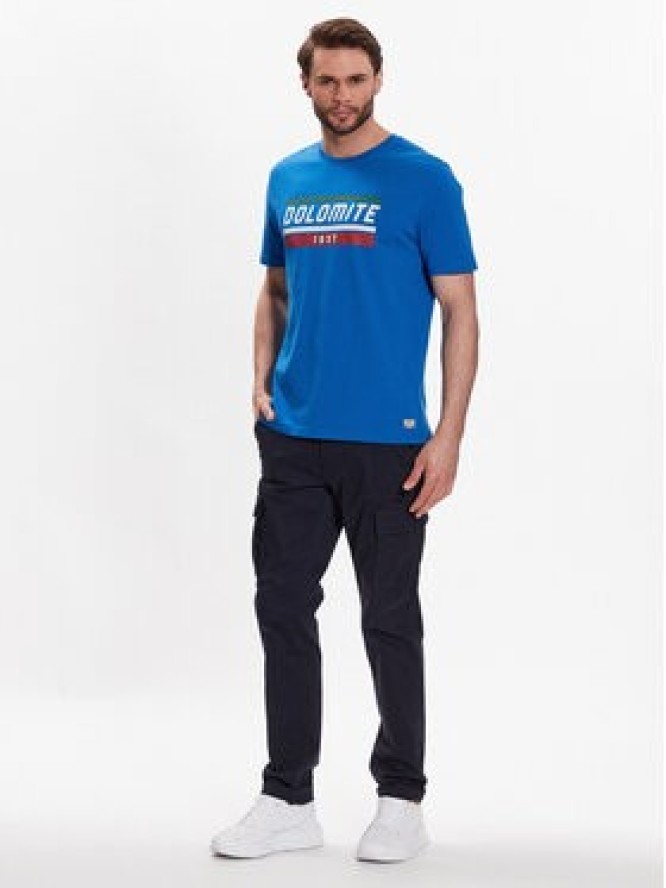 Dolomite T-Shirt 289177-700 Niebieski Regular Fit