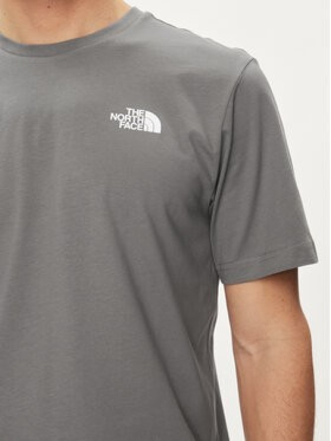 The North Face T-Shirt Redbox NF0A87NP Szary Regular Fit