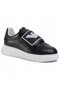 EMPORIO ARMANI Czarne sneakersy