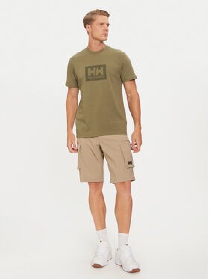 Helly Hansen T-Shirt HH Box 53285 Zielony Regular Fit