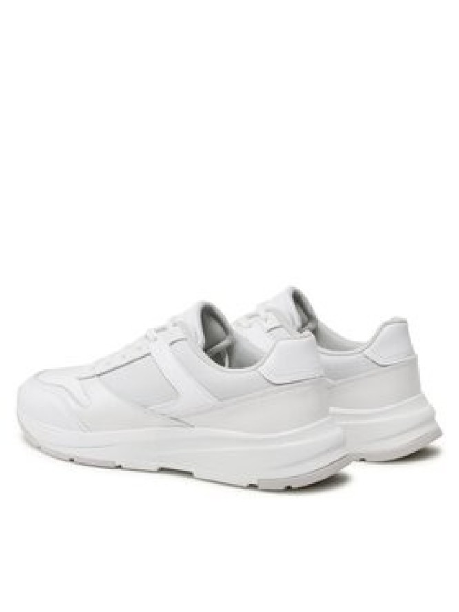 Calvin Klein Sneakersy Low Top Lace Up Mix HM0HM00901 Biały