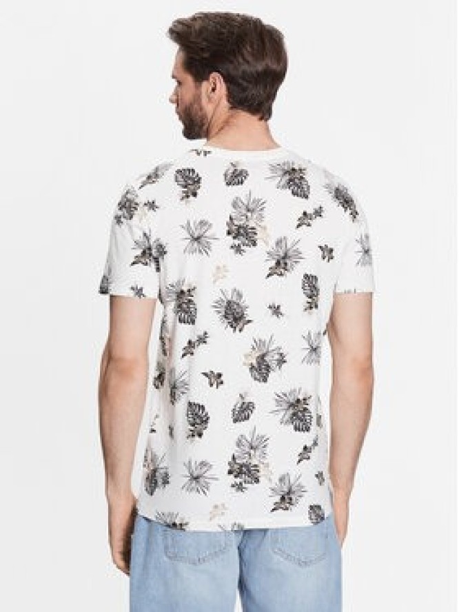 Jack&Jones T-Shirt Tropicana 12223932 Biały Regular Fit