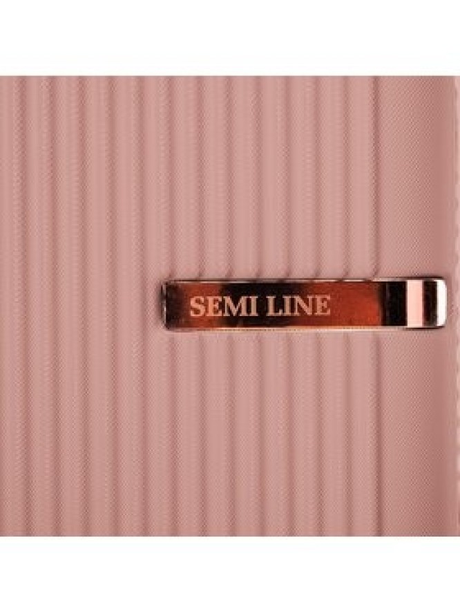 Semi Line Walizka duża T5664-5 Różowy