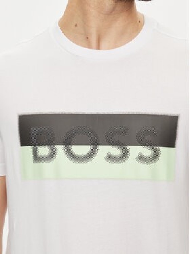 Boss T-Shirt 50512998 Biały Regular Fit