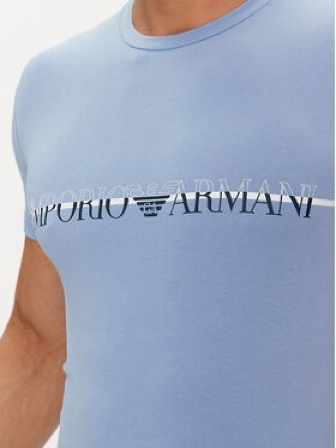 Emporio Armani Underwear T-Shirt 111035 4R729 03231 Niebieski Slim Fit