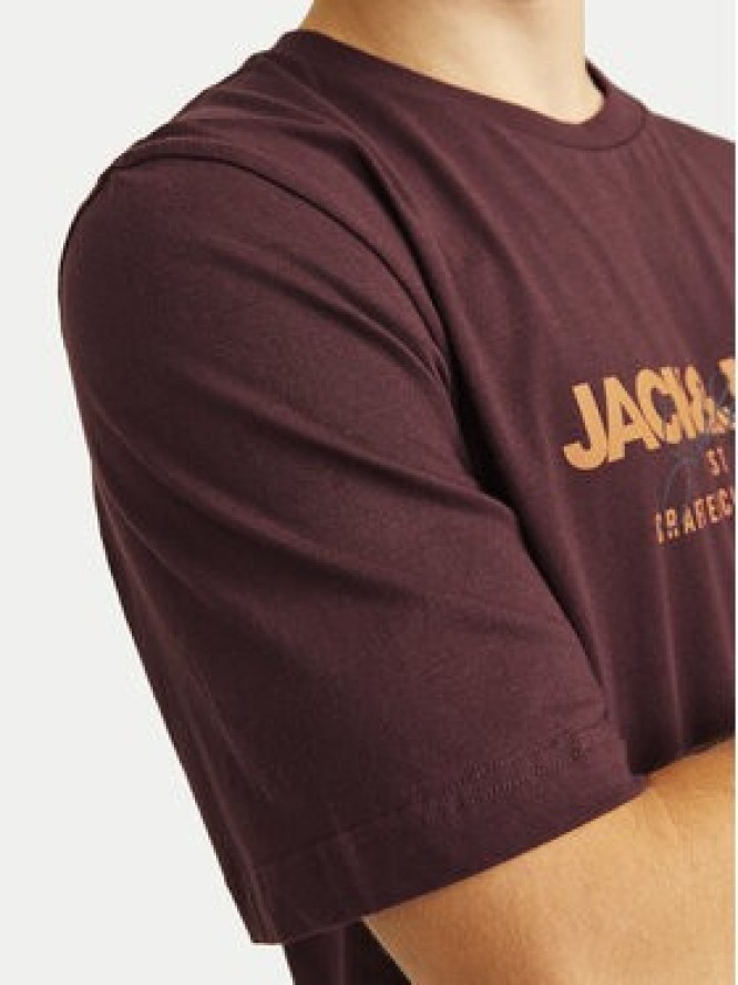 Jack&Jones T-Shirt Alvis 12256803 Czerwony Standard Fit