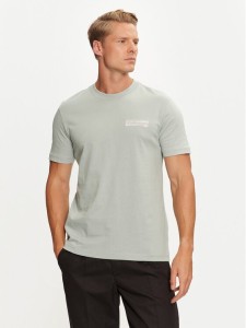 Calvin Klein T-Shirt K10K113594 Niebieski Regular Fit