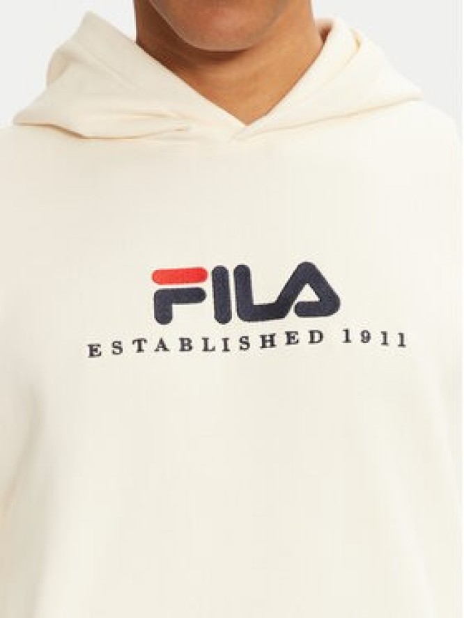 Fila Bluza Unisex Brunssum FAU0145 Écru Regular Fit