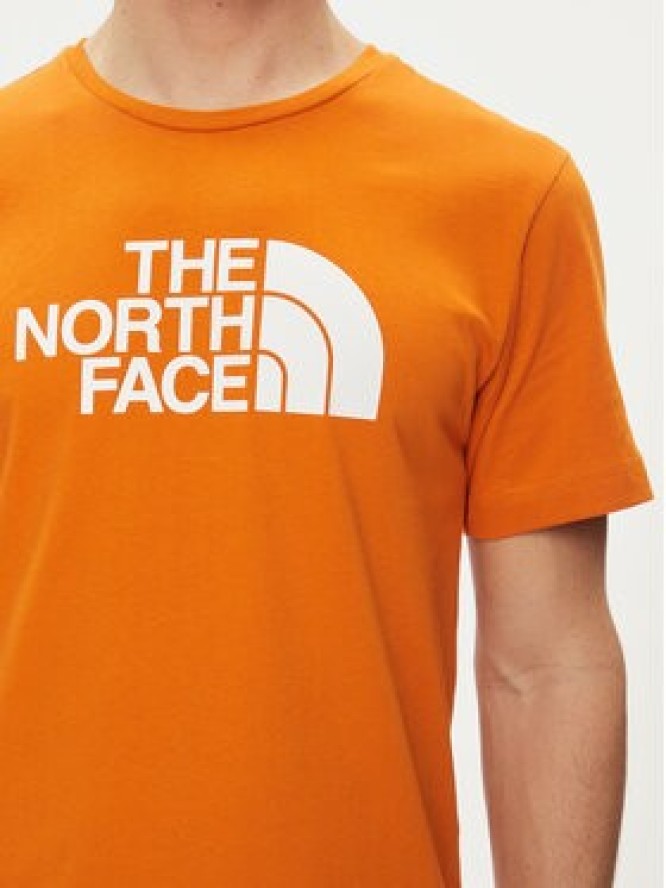 The North Face T-Shirt Easy NF0A87N5 Pomarańczowy Regular Fit