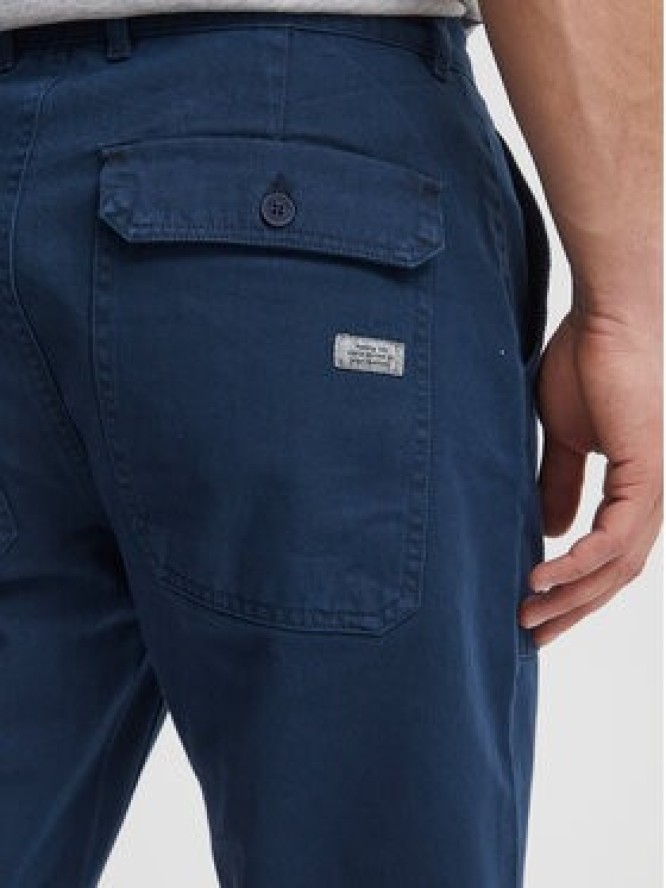 Blend Spodnie materiałowe 20715567 Granatowy Regular Fit