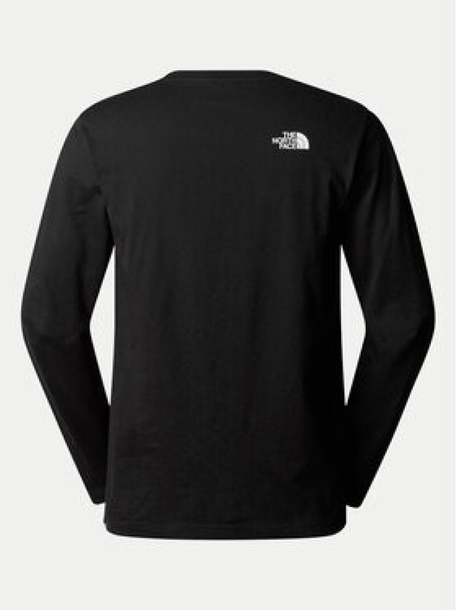 The North Face Longsleeve Simple Dome NF0A87QN Czarny Regular Fit