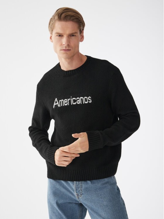 Americanos Sweter Nevado Czarny Regular Fit