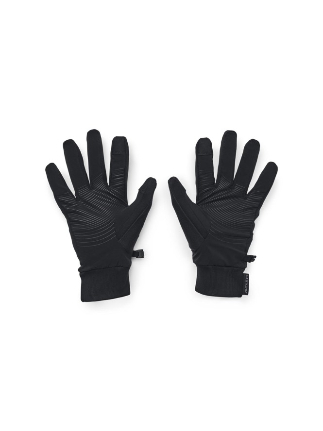 Rękawiczki do biegania męskie Under Armour UA Storm Fleece Run Gloves - czarne