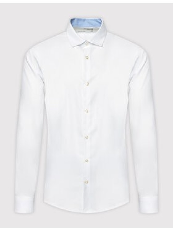 Selected Homme Koszula New Mark 16058640 Biały Slim Fit
