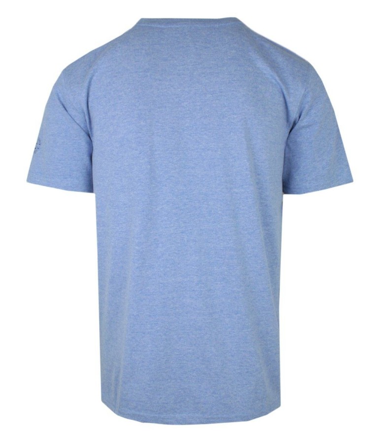 Koszulka Męska (T-Shirt) - PAKO JEANS - Niebieska z Printem
