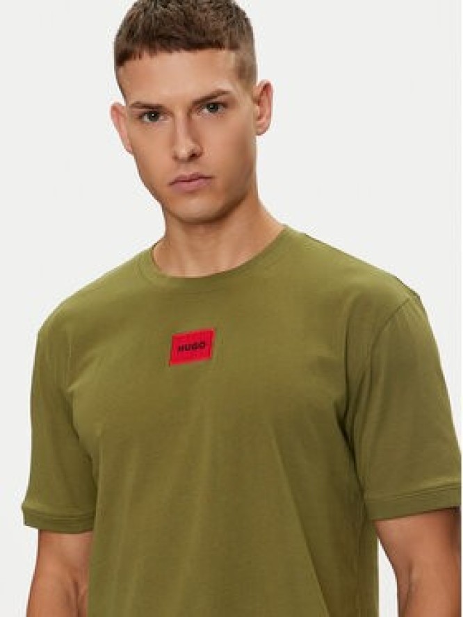 Hugo T-Shirt Diragolino212 50447978 Zielony Regular Fit