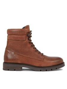 Tommy Hilfiger Trapery Warm Padded Hilfiger Lth Boot FM0FM04802 Brązowy