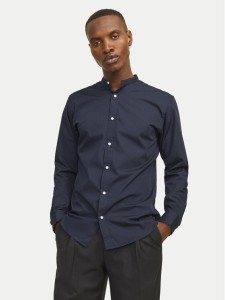 Jack&Jones Koszula Joe 12205921 Granatowy Slim Fit