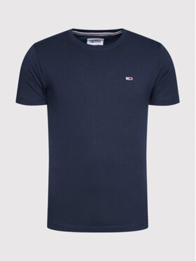 Tommy Jeans T-Shirt Classic DM0DM09598 Granatowy Regular Fit