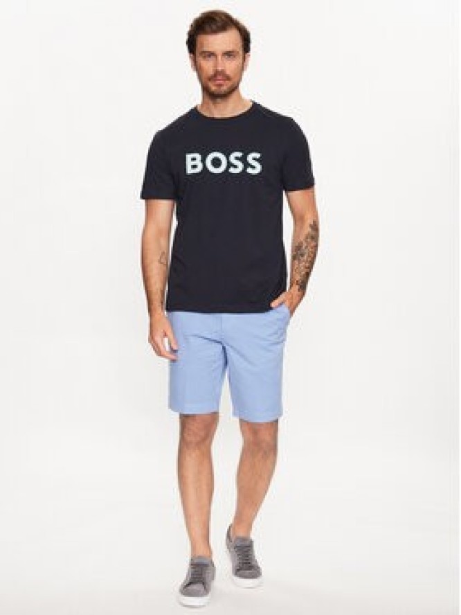 Boss T-Shirt 50488793 Granatowy Regular Fit