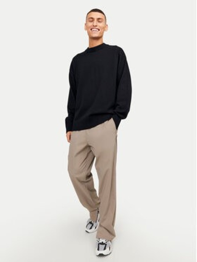 Jack&Jones Sweter Collective 12251556 Czarny Relaxed Fit