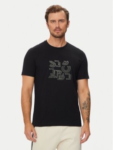 Boss T-Shirt 50519350 Czarny Regular Fit