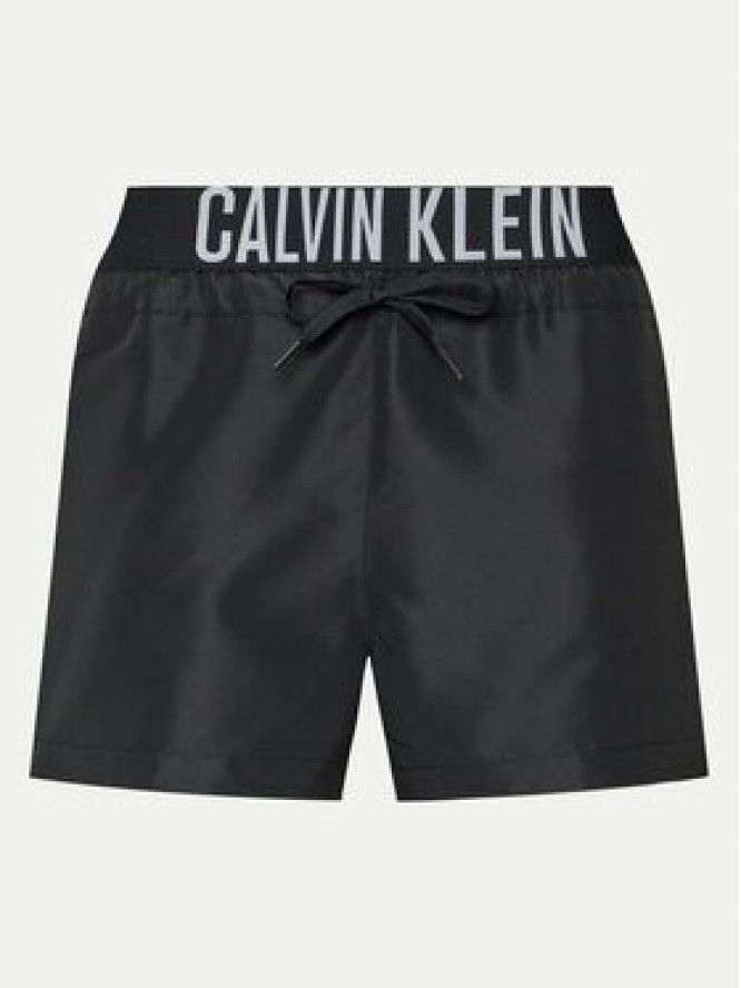 Calvin Klein Swimwear Szorty kąpielowe KM0KM01045 Czarny Regular Fit