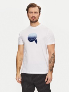 KARL LAGERFELD T-Shirt 755426 551242 Biały Regular Fit