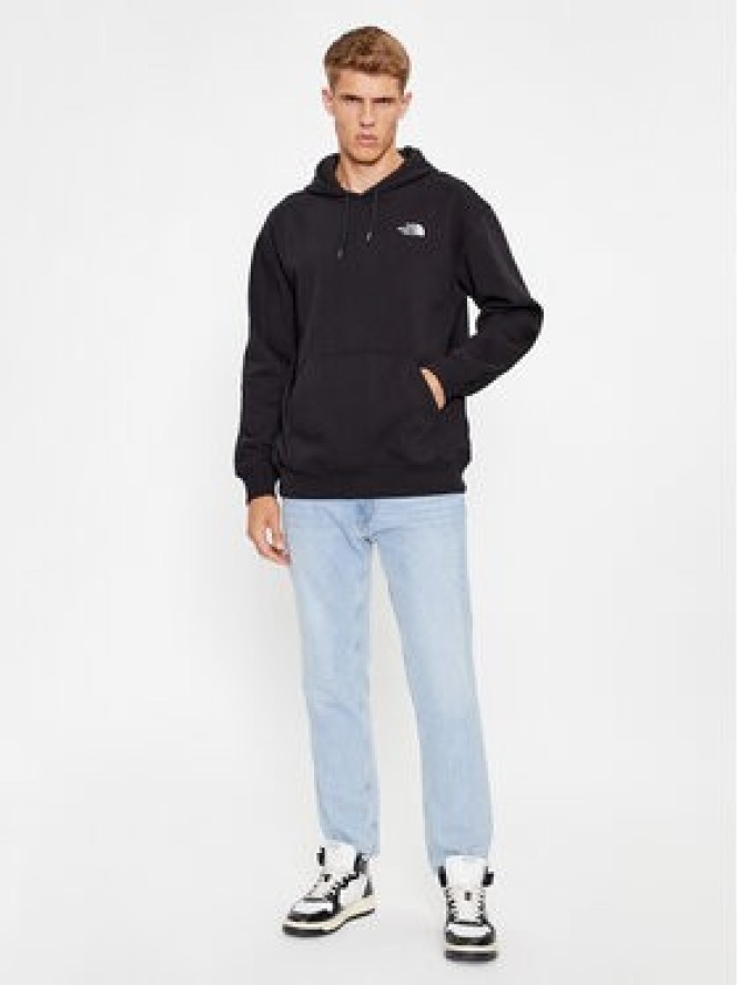 The North Face Bluza Essential NF0A7ZJ9 Czarny Regular Fit