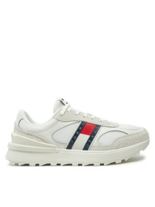 Tommy Jeans Sneakersy Tjm Technical Runner Ess EM0EM01537 Biały