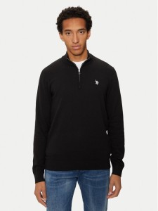 U.S. Polo Assn. Sweter MUP2963 Czarny Regular Fit