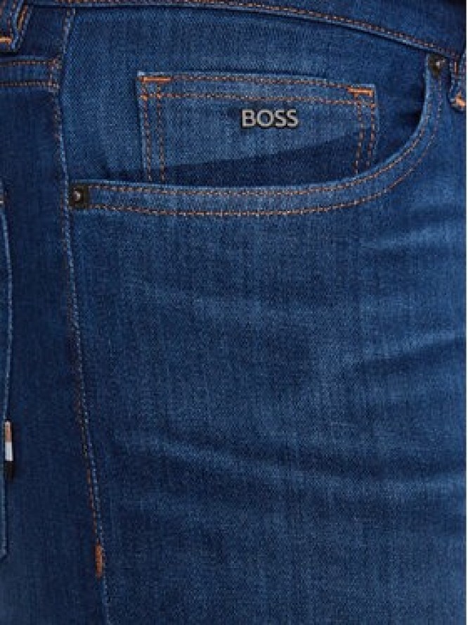 Boss Jeansy Maine3 50488524 Granatowy Regular Fit