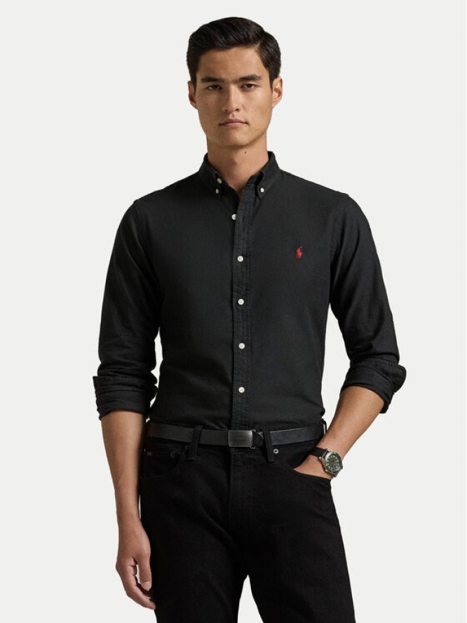 Polo Ralph Lauren Koszula 710767828001 Czarny Slim Fit